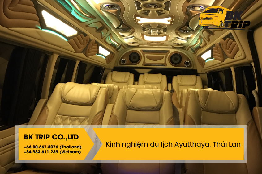 Thuê xe du lịch tự túc đến Âytthaya