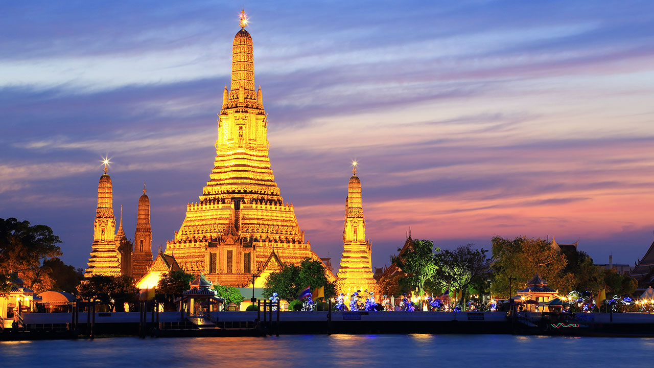 Chùa Bình Minh (wat Arun) ngôi chùa đẹp nhất Bangkok