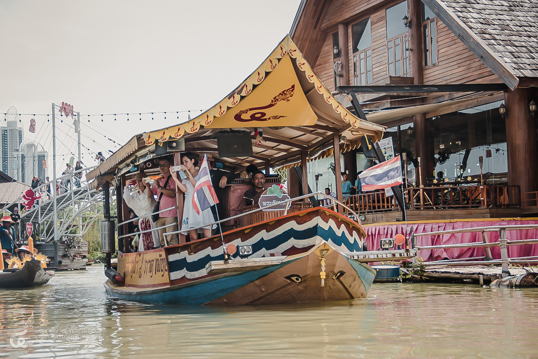 Chợ nổi Pattaya Floating market Pattaya - Vé vào cổng (lưu ý mua vé trước 01 ngày tham quan)
